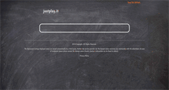 Desktop Screenshot of justplay.it